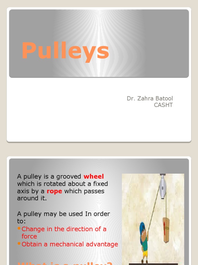 Pulleys Dr. Zahra Batool Casht PDF Ankle Human Anatomy