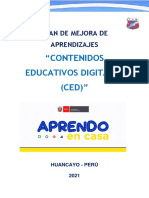 Plan Demejora de Aprendizajes 24 de Junio