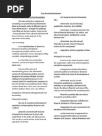 Cost Accounting Reviewer Chapter 1: Introduction To Cost Accounting