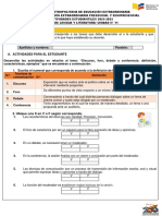 1 Actividades Estudiantiles Lengua y Literatura Semana 11