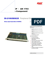 AK 1703 ACP AK 1703 Automation Component: DI-2100/BISI25