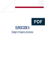 Eurocode 6: Design of Masonry Structures
