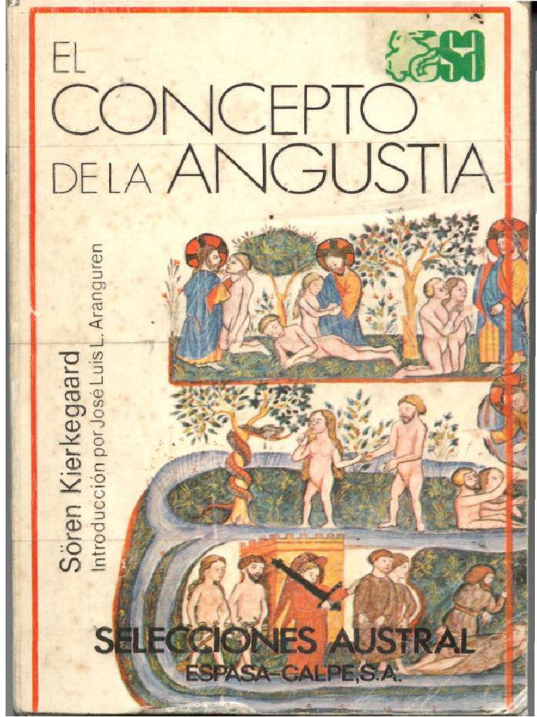 El Concepto De La Angustia Kierkegaard Pdf