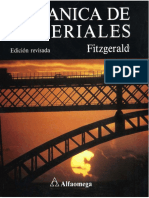 Pdfcoffee.com Mecanica de Materiales Fitzgerald 8 PDF Free