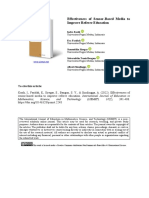 Effectiveness of Sensor-Based Media To Improve Referee Education