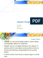 Adapter Design Pattern: CECS 470 Fall 2017 Mimi Opkins