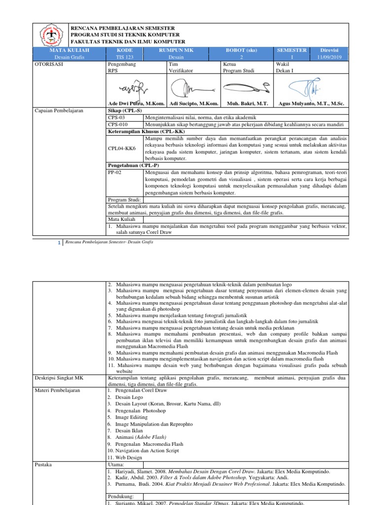 Desain Grafis Rps Pdf