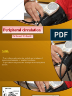 Peripheral Circulation Exam Techniques