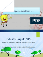 Proses Industri Pupuk NPK Novan.