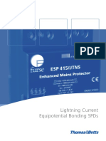 Lightning Current Equipotential Bonding Spds