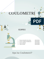 COULOMETRI: Analisis Kuantitatif Berbasis Pengukuran Muatan Listrik