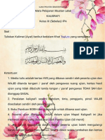 Soal Kaligrafi Kls XI - Mustafa Annizhami
