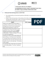 BoSY CRLA Grades 2-3 MTF Administration Guide