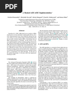 A Masked AES ASIC Implementation