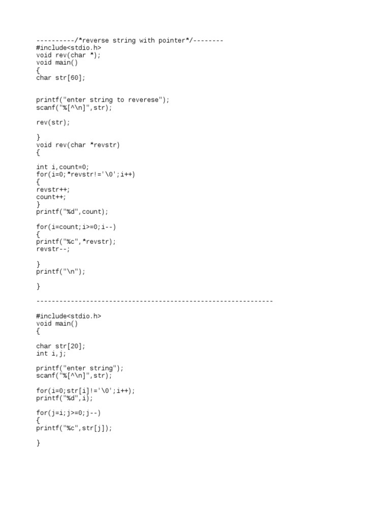String Logic | PDF | Pointer (Computer Programming) | String (Computer ...