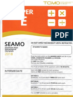 SEAMO Paper E Intermediate