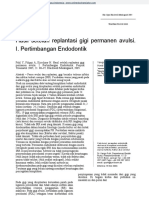 Gigi Avulsi: Pertimbangan Endodontik