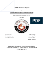 Seminar Report Format - 2021