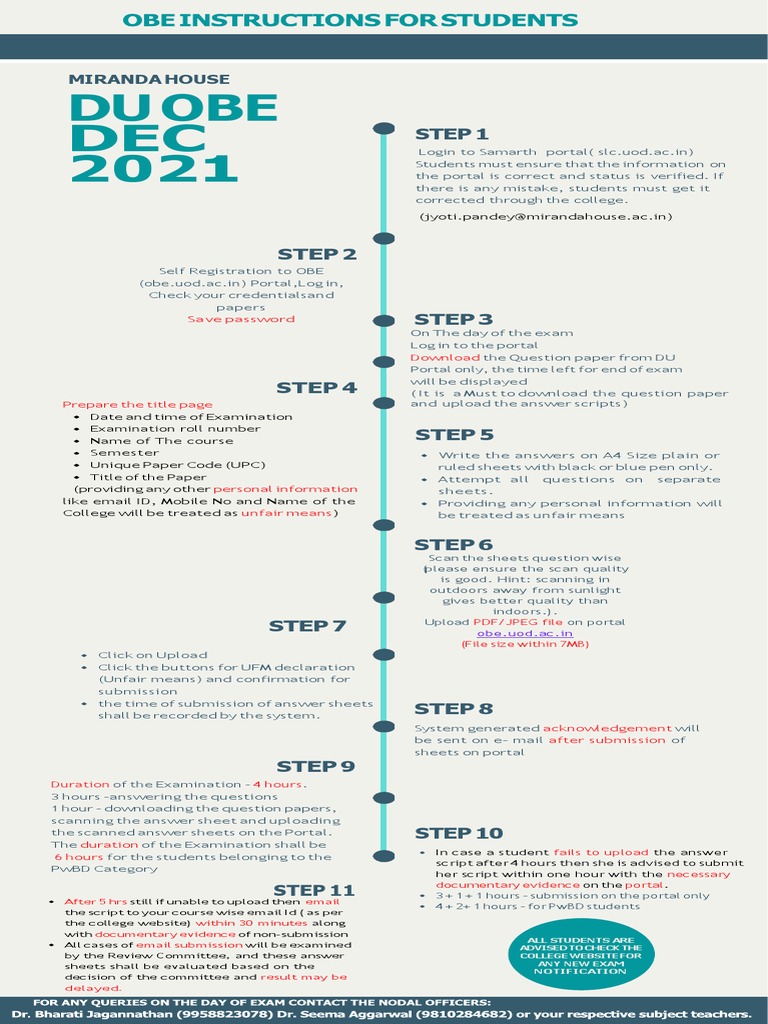 OBE Exam Instructions for Students | PDF | Test (Assessment ...