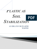Using Plastic Waste to Stabilize Problem Soil