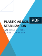 Plastic As Soil Stablizer