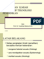 Pengkajian Ilmiah Perspektif Teknologi Pendidikan: Oleh: Prof. Dr. Yusufhadi Miarso M, SC
