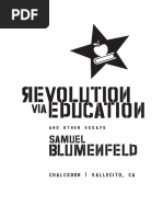 Download Revolution via Education by Chalcedon Foundation SN54737737 doc pdf