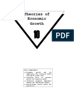 Theories of Economic Growth: Unit Highlights