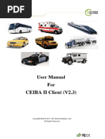 User Manual For Ceiba Ii Client (V2.3) : All Rights Reserved