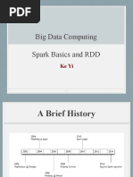 Big Data Computing Spark Basics and RDD: Ke Yi