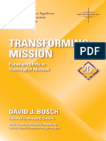 (David J. Bosch) Transforming Mission A Paradigm
