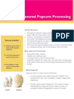 Flavoured Popcorn Processing