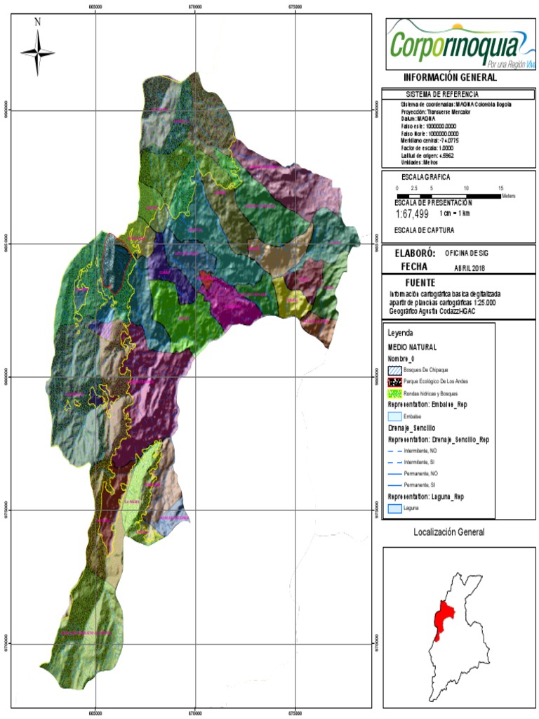 Mapa Hídrico de Chipaque, Cundinamarca | PDF | Física Aplicada e ...