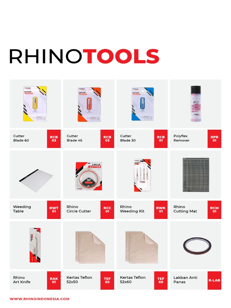 Katalog Rhino Tools | PDF