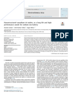 Nanostructured Vanadium Tri-Oxides, As A Long Life and Highperformance Anode For Sodium-Ion Battery