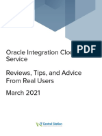 Oracle Integration Cloud Service Reviews, Tips, and Advice From Real Users March 2021