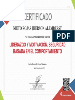 Curso Liderazgo y Motivación. Seguridad Basada en El Comportamiento - Doc 72278799 - NIETO ROJAS JHERSON ALEMBERST