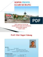 Ekspose Profil Nagari Kubang