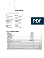 Post-Combination Balance Sheet: (Requirement 1) : Total Liabilities and Stockholder'S Equity