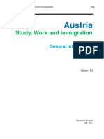 General Info Regarding Study in Austria