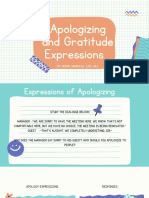 Apology and Gratitude Expressions (6th Meeting)