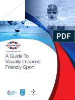 A Guide To Visually Impaired Friendly Sport