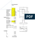 IS 456 DESIGN SPREADSHEET FOR ISOLATED FOOTING