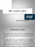 DR - Navrang Saini-IBC CASE LAWS
