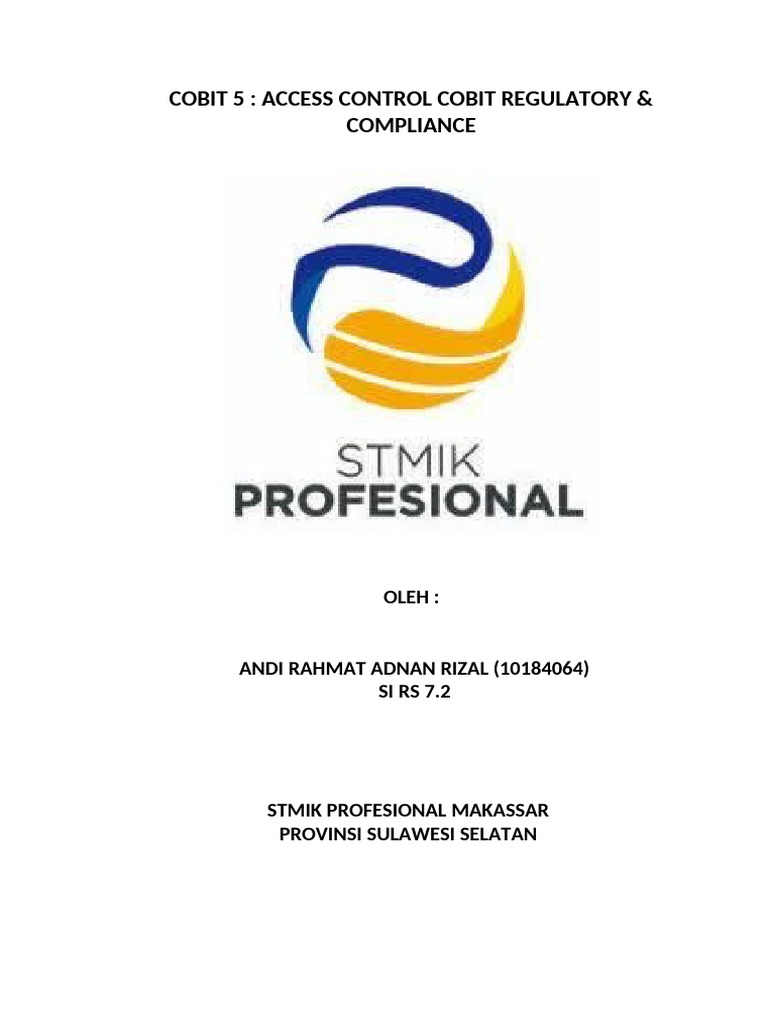 Panduan COBIT 5 untuk Pengelolaan TI | PDF
