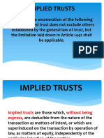 Implied Trusts