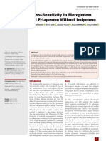 Cross-Reactivity To Meropenem