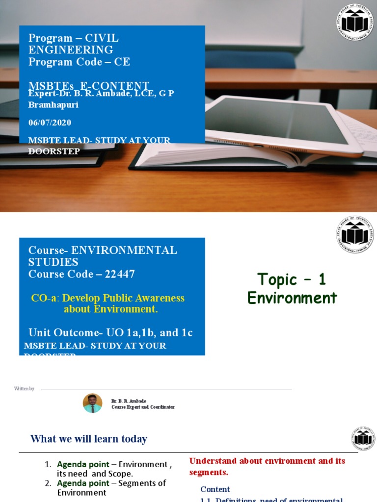 Program - CIVIL Engineering Program Code - CE Msbtes E-Content | PDF ...