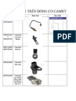 CẢM BIẾN TRÊN ĐỘNG CƠ CAMRY