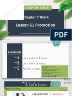 Learn & Talk I: Chapter 7 Work